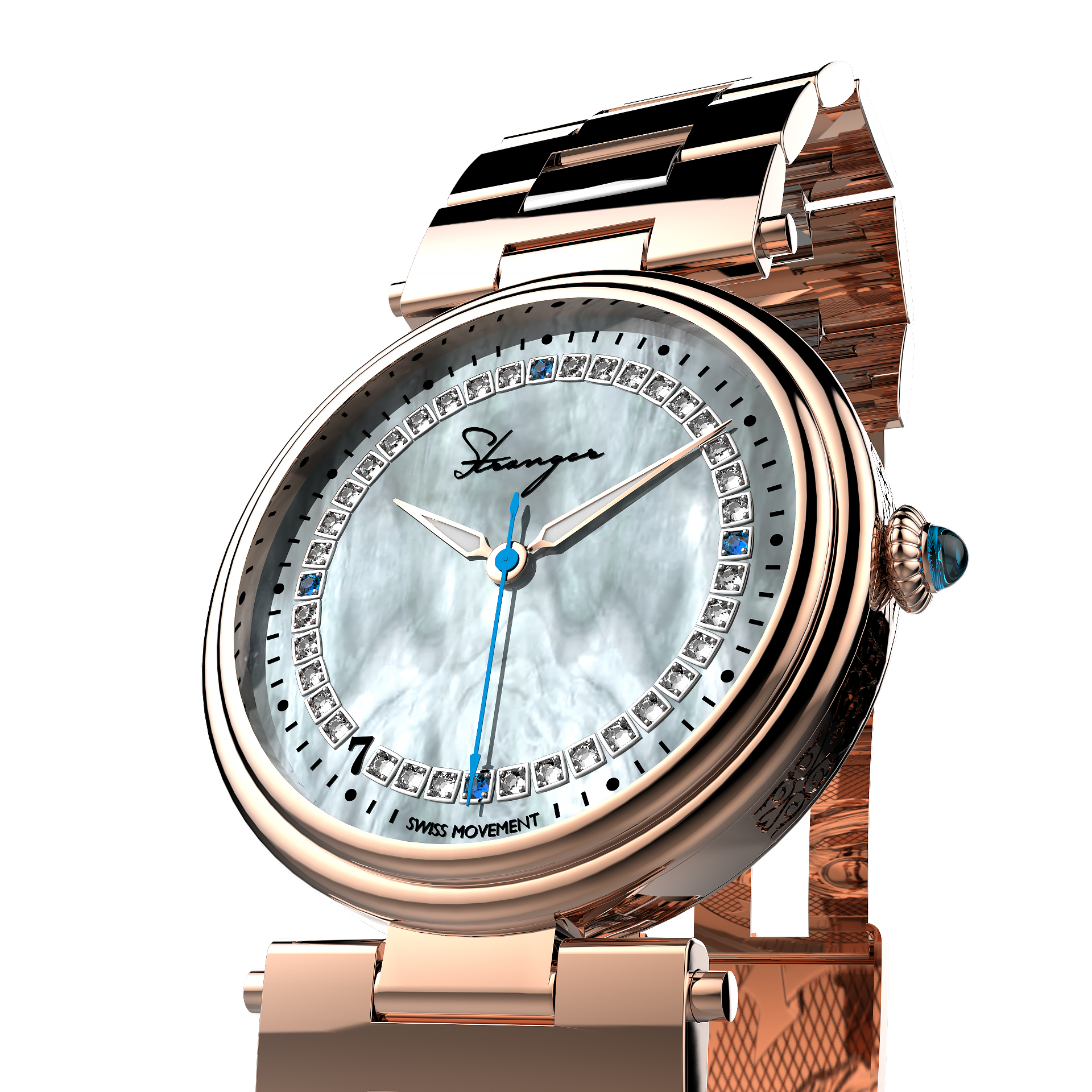 Lady Mother of Pearl - Rose Gold
